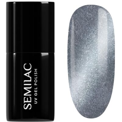 Semilac Luxe Chillout UV 465 Semi-permanente nagellak, 7 ml, collectie zijdeeffect Semilac Luxe Chillout UV 465 Semi-permanente nagellak, 7 ml, collectie zijdeeffect