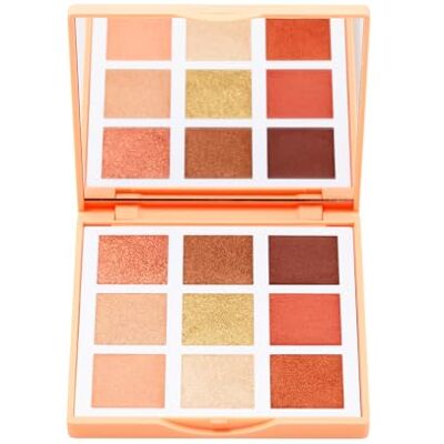 3ina MAKEUP The Eyeshadow Palette Sunset – meerkleurig – oogschaduwpalet 9 tinten – lange houdbaarheid – intensieve pigmentatie – metallic tinten – mat glanzend – veganistisch – dierproefvrij 3ina MAKEUP The Eyeshadow Palette Sunset – meerkleurig – oogschaduwpalet 9 tinten – lange houdbaarheid – intensieve pigmentatie – metallic tinten – mat glanzend – veganistisch – dierproefvrij
