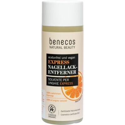 benecos B09151 Natural Cosmetics Nagellakremover Organic Organ Shell Oil & Biologische Lavendelolie Veganistisch 125 ml (1 pak),polijstverwijderaar benecos B09151 Natural Cosmetics Nagellakremover Organic Organ Shell Oil & Biologische Lavendelolie Veganistisch 125 ml (1 pak),polijstverwijderaar