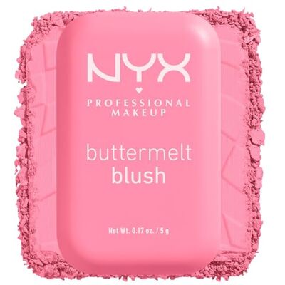 NYX PROFESSIONAL MAKEUP NYX Professional Make-up Blush in poeder, verrijkt met mangoboter, amandelboter en sheaboter, smeltende textuur, veganistische formule, Buttermelt Blush, kleur: Butta Together NYX PROFESSIONAL MAKEUP NYX Professional Make-up Blush in poeder, verrijkt met mangoboter, amandelboter en sheaboter, smeltende textuur, veganistische formule, Buttermelt Blush, kleur: Butta Together