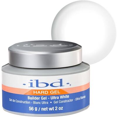 IBD Hard Gel UV Builder Gel Ultra White, 1 paquet (1 x 56 g) MADE IN USA Gel de construction premium pour les ongles en gel IBD Hard Gel UV Builder Gel Ultra White, 1 paquet (1 x 56 g) MADE IN USA Gel de construction premium pour les ongles en gel