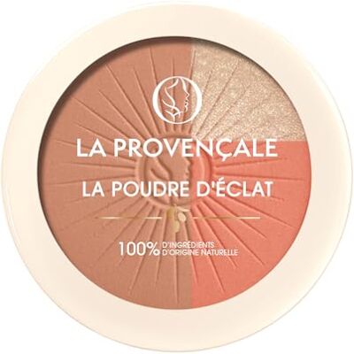 La Provençale Bio L'Instant Gold 3-in-1: zonnepoeder, blush, highlighter 100% ingrediënten van natuurlijke oorsprong Bronzing poeder voor het gezicht met gezonde werking La Provençale Bio L'Instant Gold 3-in-1: zonnepoeder, blush, highlighter 100% ingrediënten van natuurlijke oorsprong Bronzing poeder voor het gezicht met gezonde werking