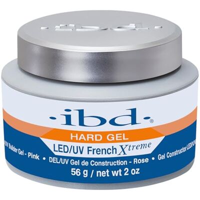 IBD Hard Gel LED/UV French Xtreme Pink, 1 paquet (1 x 56 g) MADE IN USA Gel de construction premium pour les ongles en gel IBD Hard Gel LED/UV French Xtreme Pink, 1 paquet (1 x 56 g) MADE IN USA Gel de construction premium pour les ongles en gel
