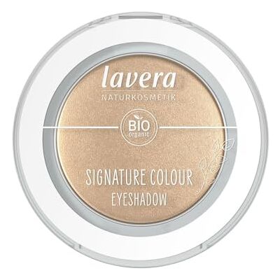 lavera Signature Colour Eyeshadow Dazzling Gold 08, intensieve kleurweergave, biologische amandelolie & vitamine E, veganistisch, 2 g lavera Signature Colour Eyeshadow Dazzling Gold 08, intensieve kleurweergave, biologische amandelolie & vitamine E, veganistisch, 2 g