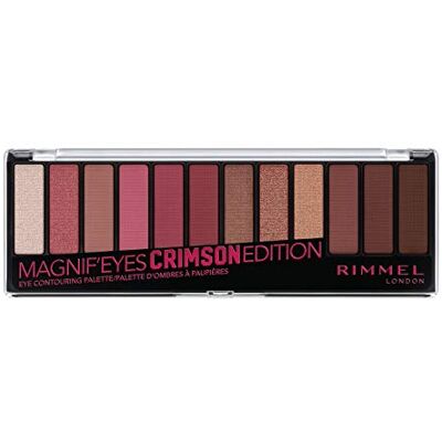 Rimmel Oogschaduw Palette Magnif'Eyes 12 Pan matte, zijdematte en glanzende afwerking Langdurig 007 Crimson Edition 14,16gr Rimmel Oogschaduw Palette Magnif'Eyes 12 Pan matte, zijdematte en glanzende afwerking Langdurig 007 Crimson Edition 14,16gr