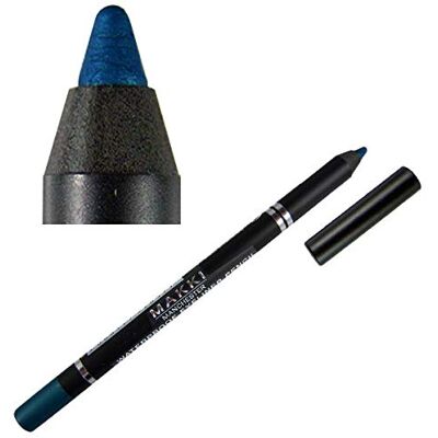 Makki Eyeliner, blauwgroen, metallic, waterdicht, kleur 07, super duurzaam, vlekbestendig Makki Eyeliner, blauwgroen, metallic, waterdicht, kleur 07, super duurzaam, vlekbestendig