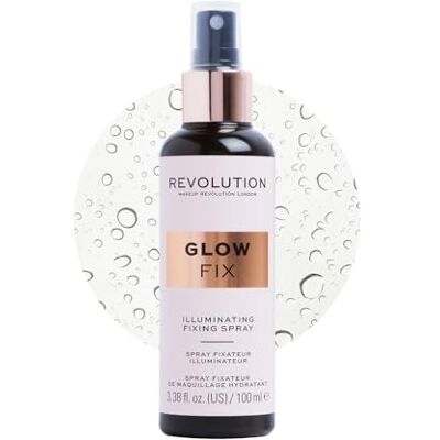 Revolution Beauty London MAKEUP REVOLUTION Illuminating Fixing Spray, Pro Fix/Glow Fix, per stuk verpakt (1 x 100 ml) Revolution Beauty London MAKEUP REVOLUTION Illuminating Fixing Spray, Pro Fix/Glow Fix, per stuk verpakt (1 x 100 ml)