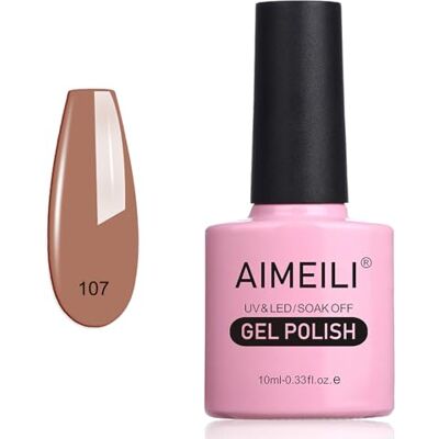 AIMEILI Semi-permanente nagellak, uv, led, soak-off, Stella Anethum (107), 10 ml AIMEILI Semi-permanente nagellak, uv, led, soak-off, Stella Anethum (107), 10 ml