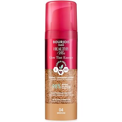 Bourjois Healthy Mix Glow Tint Essence Base de Maquillaje #004, medium, 30 ml Bourjois Healthy Mix Glow Tint Essence Base de Maquillaje #004, medium, 30 ml