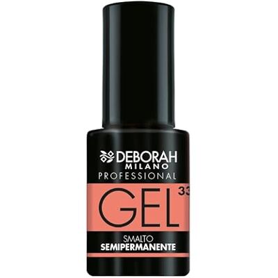 DEBORAH Milano Professional N°33 Gelnagellak, semi-permanent, roze, oranje, langdurig plumping-effect, geeft intensieve en glanzende nagels, 4,5 ml DEBORAH Milano Professional N°33 Gelnagellak, semi-permanent, roze, oranje, langdurig plumping-effect, geeft intensieve en glanzende nagels, 4,5 ml