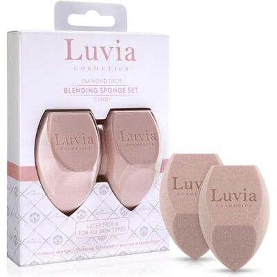 Luvia Cosmetics Candy Rose diamant make-up spons Luvia Cosmetics Candy Rose diamant make-up spons