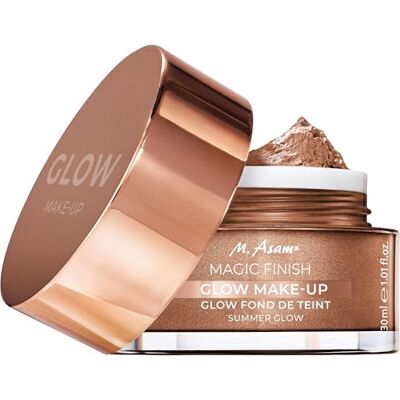 M. Asam MAGIC FINISH Glow Make Up Mousse Summer Glow (30 ml) – adaptieve foundation, veganistisch, primer make-up en highlighter make-up, foundation glow voor make-up voor de teint M. Asam MAGIC FINISH Glow Make Up Mousse Summer Glow (30 ml) – adaptieve foundation, veganistisch, primer make-up en highlighter make-up, foundation glow voor make-up voor de teint