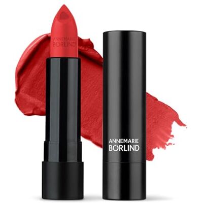 ANNEMARIE BÖRLIND Beauty Paris Red Lippenstift met natuurlijk effect (4 ml) intensieve kleuren en glans met voedend effect, met hyaluronzuur, hydrateert en maakt de lippen, veganistisch. ANNEMARIE BÖRLIND Beauty Paris Red Lippenstift met natuurlijk effect (4 ml) intensieve kleuren en glans met voedend effect, met hyaluronzuur, hydrateert en maakt de lippen, veganistisch.
