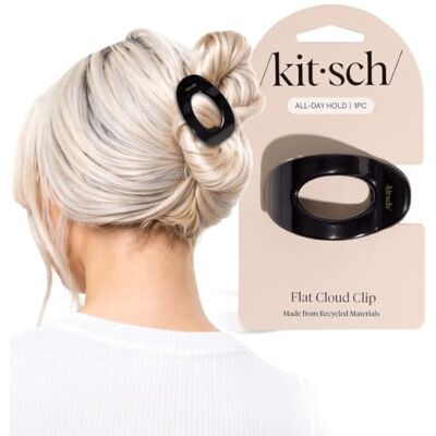 Kitsch Kleine platte haarklemmen voor dames, elegante platte haarclips, sterke grip voor dik en dun haar, antislip voor veilig en comfortabel gebruik de hele dag zwart Kitsch Kleine platte haarklemmen voor dames, elegante platte haarclips, sterke grip voor dik en dun haar, antislip voor veilig en comfortabel gebruik de hele dag zwart