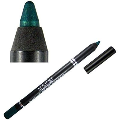 Makki Metallic groene eyeliner, glanzend, waterdicht, kleur nummer 09, super lange houdbaarheid, vlekbestendig Makki Metallic groene eyeliner, glanzend, waterdicht, kleur nummer 09, super lange houdbaarheid, vlekbestendig