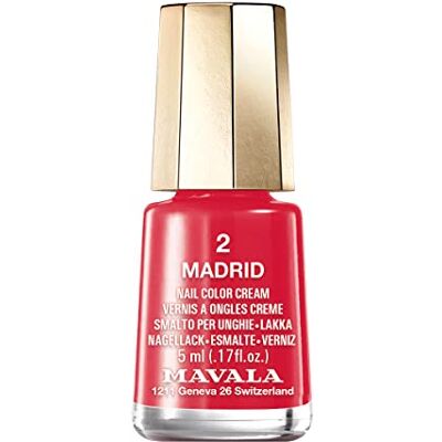 MAVALA Mini Color nagellak Nauwkeurig en gemakkelijk aan te brengen Langdurig Sneldrogend Duurzame glans Veganistische formule Crème 02 Madrid MAVALA Mini Color nagellak Nauwkeurig en gemakkelijk aan te brengen Langdurig Sneldrogend Duurzame glans Veganistische formule Crème 02 Madrid
