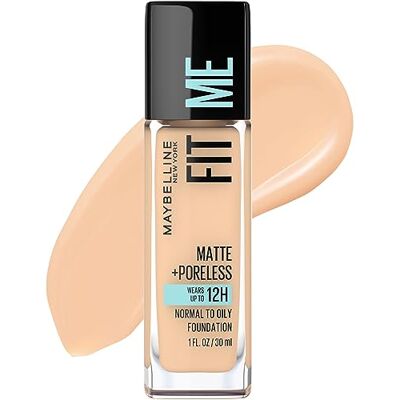 Maybelline Fit Me Matte Plus Porievrije foundation, klassiek ivoor Maybelline Fit Me Matte Plus Porievrije foundation, klassiek ivoor