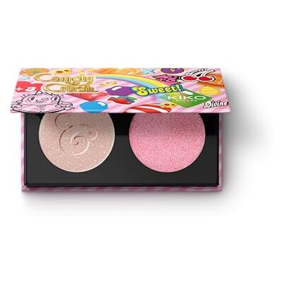 Kiko Milano Candy Crush™ Mega Blush & Highlighter Duo 01, gezichtspalet met blush en highlighter Kiko Milano Candy Crush™ Mega Blush & Highlighter Duo 01, gezichtspalet met blush en highlighter