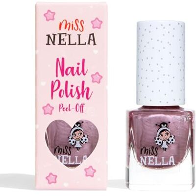 MISS NELLA speciale rood chroom nagellak met glitter voor kinderen, peel-off formule, op waterbasis en geurloos MISS NELLA speciale rood chroom nagellak met glitter voor kinderen, peel-off formule, op waterbasis en geurloos