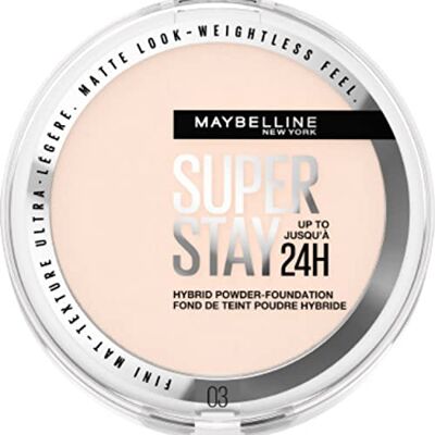 Maybelline Superstay 24H Hybrid Powder-Foundation 03 9 g Maybelline Superstay 24H Hybrid Powder-Foundation 03 9 g