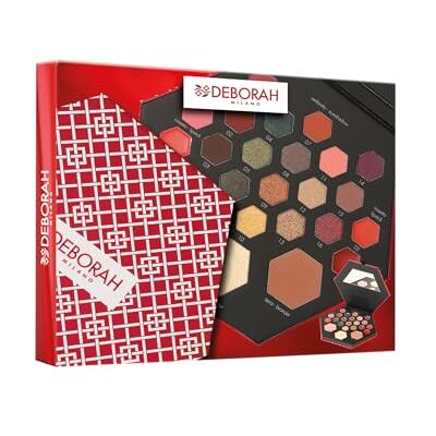 DEBORAH Milano Cadeauset voor dames, 2 kleine warme tinten, inclusief oogschaduw, gloss, lippenstift en gezichtspoeder in verschillende uitvoeringen en kleuren, in DEBORAH Milano Cadeauset voor dames, 2 kleine warme tinten, inclusief oogschaduw, gloss, lippenstift en gezichtspoeder in verschillende uitvoeringen en kleuren, in