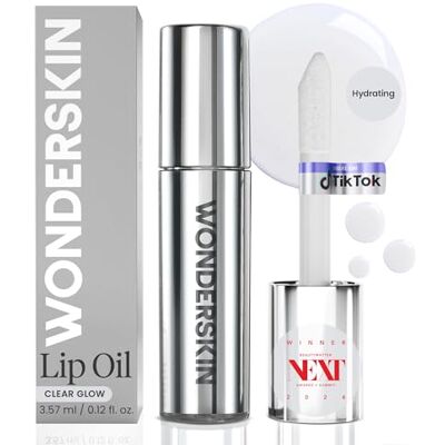 Wonderskin Lip Oil Lip Rehab-serumolie, transparant, hydraterend en hydraterend serum voor droge lippen – natuurlijk, veganistisch en niet plakkerig (transparant) Wonderskin Lip Oil Lip Rehab-serumolie, transparant, hydraterend en hydraterend serum voor droge lippen – natuurlijk, veganistisch en niet plakkerig (transparant)