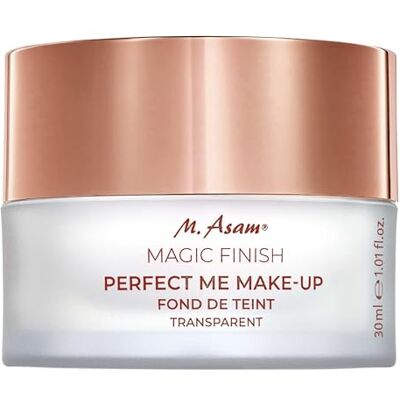 M. Asam Magic Finish Perfect Me foundation transparant (30 ml), perfecte look zonder make-up voor een onberispelijke teint, kan als primer met foundation of verzorging worden gecombineerd. M. Asam Magic Finish Perfect Me foundation transparant (30 ml), perfecte look zonder make-up voor een onberispelijke teint, kan als primer met foundation of verzorging worden gecombineerd.