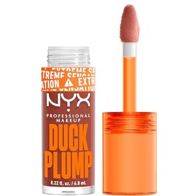 NYX PROFESSIONAL MAKEUP Opvullende, intense kleur, sterk gepigmenteerd, hoogglanzende afwerking, gemberolie, veganistisch, eendenplump, kleur: Brown Of Applause NYX PROFESSIONAL MAKEUP Opvullende, intense kleur, sterk gepigmenteerd, hoogglanzende afwerking, gemberolie, veganistisch, eendenplump, kleur: Brown Of Applause