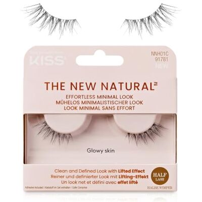 Kiss The New Natural Half Lash 01 Glowy Skin Kiss The New Natural Half Lash 01 Glowy Skin