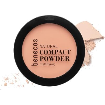 benecos B09392 natuurlijke cosmetica compact poeder geperst mat veganistisch fair,9 g (1 pak),eerlijk benecos B09392 natuurlijke cosmetica compact poeder geperst mat veganistisch fair,9 g (1 pak),eerlijk