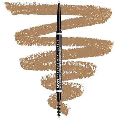 NYX PROFESSIONAL MAKEUP Micro Brow Pencil, ultrafijn potlood, dubbele punt met intrekbare vulling en borstel, kleur: Blond (02) NYX PROFESSIONAL MAKEUP Micro Brow Pencil, ultrafijn potlood, dubbele punt met intrekbare vulling en borstel, kleur: Blond (02)