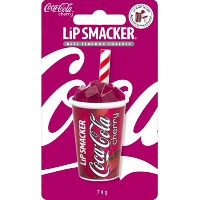 Lip Smacker Coca-Cola Bottle Collectiona, lippenbalsem met Cherry Coke-smaak, geïnspireerd op Coca-Cola, hydraterend en verfrissend, afzonderlijk verpakt Lip Smacker Coca-Cola Bottle Collectiona, lippenbalsem met Cherry Coke-smaak, geïnspireerd op Coca-Cola, hydraterend en verfrissend, afzonderlijk verpakt