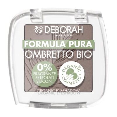 DEBORAH Mono Bio Pure Colour Oogschaduw nr. 09 Mat Grey Brown, met ingrediënten van 100% natuurlijke oorsprong, veganistisch en diervriendelijk DEBORAH Mono Bio Pure Colour Oogschaduw nr. 09 Mat Grey Brown, met ingrediënten van 100% natuurlijke oorsprong, veganistisch en diervriendelijk