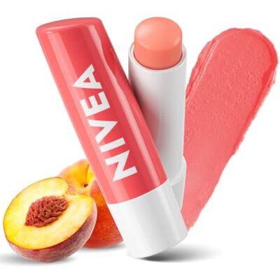 NIVEA Lippenbalsem, fruitig, glanzend, perzik, 1 stuk NIVEA Lippenbalsem, fruitig, glanzend, perzik, 1 stuk
