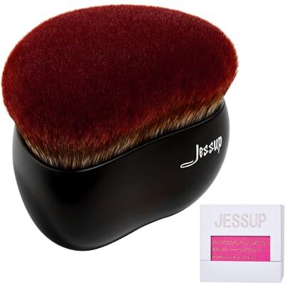 Jessup SF001 Foundation Penseel Set 1 Stuks Make-up Borstels Make-up Borstel Make-up Borstel Gezicht Contour Blush Geschenkdoos Mat Zwart Jessup SF001 Foundation Penseel Set 1 Stuks Make-up Borstels Make-up Borstel Make-up Borstel Gezicht Contour Blush Geschenkdoos Mat Zwart