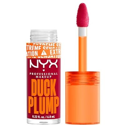 NYX PROFESSIONAL MAKEUP Vullende gloss, sterk gepigmenteerd, direct en langdurig volume, verrijkt met kruidige gember, volle eend, kleur: Hall of Flame, 6,8 ml NYX PROFESSIONAL MAKEUP Vullende gloss, sterk gepigmenteerd, direct en langdurig volume, verrijkt met kruidige gember, volle eend, kleur: Hall of Flame, 6,8 ml