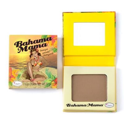 theBalm Bahama Mama Bronzer, natuurlijke strandmat, Tanned Glow Travel-Size theBalm Bahama Mama Bronzer, natuurlijke strandmat, Tanned Glow Travel-Size