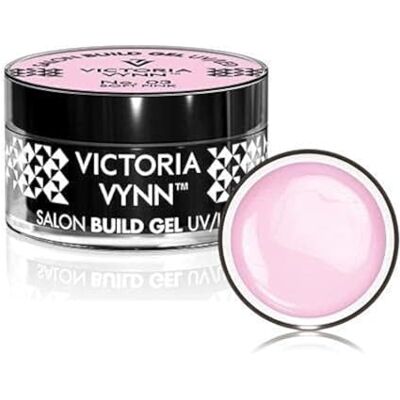 VICTORIA VYNN uv/led build gel nr. 03, 50 ml, bleekroze VICTORIA VYNN uv/led build gel nr. 03, 50 ml, bleekroze