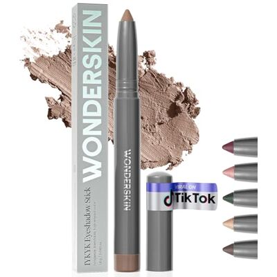 Wonderskin IYKYK Oogschaduwstick – oogschaduwsticks met lange grip, mat, schokbestendig en waterdicht, met geïntegreerde puntenslijper (nerts) Wonderskin IYKYK Oogschaduwstick – oogschaduwsticks met lange grip, mat, schokbestendig en waterdicht, met geïntegreerde puntenslijper (nerts)