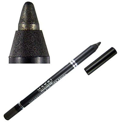 Makki Waterdichte eyeliner, kaki, metallic, nummer 10, super lang, vlekbestendig Makki Waterdichte eyeliner, kaki, metallic, nummer 10, super lang, vlekbestendig