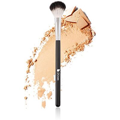 DUcare Highlighter waaierkwast voor het mengen van foundation en concealer, zwart DUcare Highlighter waaierkwast voor het mengen van foundation en concealer, zwart