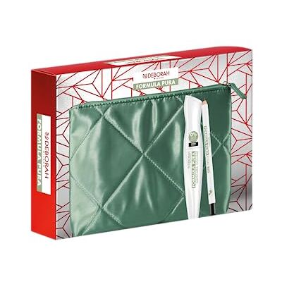 DEBORAH Milano Cadeauzakje Formule Pura, met volumemascara en oogpotlood, pure biologische formule nr. 01 DeepBlack, nr. 04 DEBORAH Milano Cadeauzakje Formule Pura, met volumemascara en oogpotlood, pure biologische formule nr. 01 DeepBlack, nr. 04