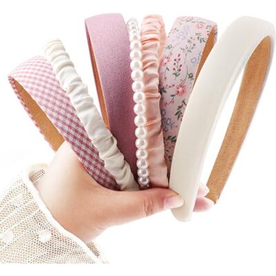 DRESHOW Modieuze hoofdbanden voor vrouwen, verschillende modellen, antislip, haarband met bloemen, gevoerde haarband, vintage haaraccessoires voor vrouwen en meisjes Eén maat DRESHOW Modieuze hoofdbanden voor vrouwen, verschillende modellen, antislip, haarband met bloemen, gevoerde haarband, vintage haaraccessoires voor vrouwen en meisjes Eén maat