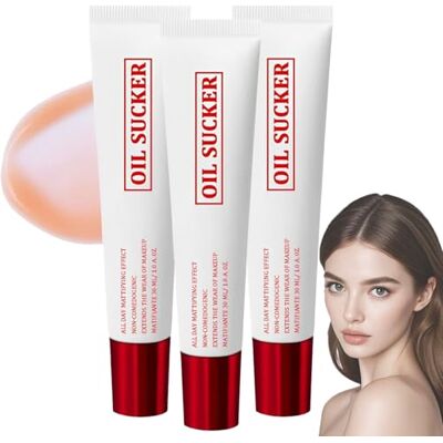 blmcoos Oil Sucker Primer Poriënverstevigende foundation, matterende primer voor vette huid, waterdichte en zweetbestendige make-upbasis, alkalische formule om te verfijnen blmcoos Oil Sucker Primer Poriënverstevigende foundation, matterende primer voor vette huid, waterdichte en zweetbestendige make-upbasis, alkalische formule om te verfijnen