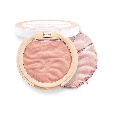 Revolution Beauty London Makeup Revolution, Sweet Pea Rouge, verhoogde blos, 7,5 g Geperste poederblush voor het gezicht, sterk gepigmenteerde en duurzame formule, veganistisch en dierproefvrij Revolution Beauty London Makeup Revolution, Sweet Pea Rouge, verhoogde blos, 7,5 g Geperste poederblush voor het gezicht, sterk gepigmenteerde en duurzame formule, veganistisch en dierproefvrij