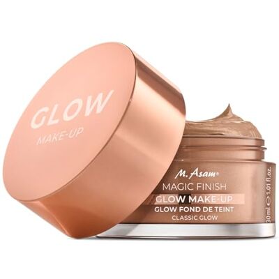 M. Asam MAGIC FINISH Glow Make Up Mousse Classic Glow (30 ml) – adaptieve foundation veganistisch, primer make-up en highlighter make-up, foundation glow voor make-up voor de teint M. Asam MAGIC FINISH Glow Make Up Mousse Classic Glow (30 ml) – adaptieve foundation veganistisch, primer make-up en highlighter make-up, foundation glow voor make-up voor de teint