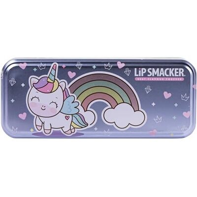 Lip Smacker Color Tin, Kids Makeup Set with Lip Glosses and Shimmer Creams for Face in Different Flavours and Shades, All-in-One Giftset for your Kids' Creative Look Lip Smacker Color Tin, Kids Makeup Set with Lip Glosses and Shimmer Creams for Face in Different Flavours and Shades, All-in-One Giftset for your Kids' Creative Look