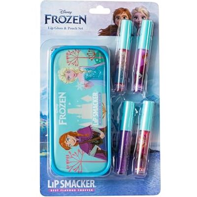 Lip Smacker Frozen Lipgloss-set, kleurrijk Frozen make-upcadeau voor kinderen, inclusief 4 glanzende lipgloss en een zakje voor winterwonderland Lip Smacker Frozen Lipgloss-set, kleurrijk Frozen make-upcadeau voor kinderen, inclusief 4 glanzende lipgloss en een zakje voor winterwonderland