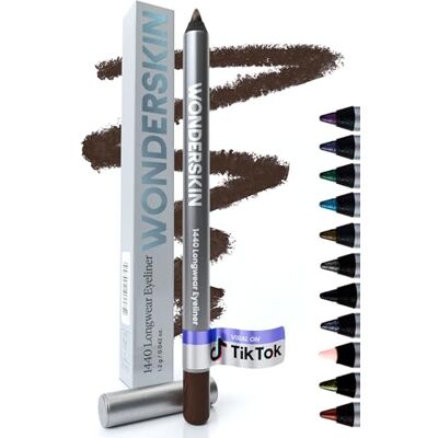 Wonderskin 1440 eyelinerstift, waterdicht, bruin, lange grip, eyelinerpotlood (Kalamata) Wonderskin 1440 eyelinerstift, waterdicht, bruin, lange grip, eyelinerpotlood (Kalamata)