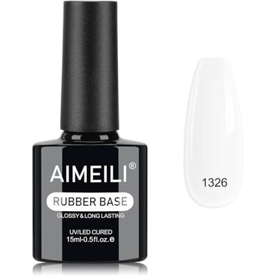 AIMEILI 5 en 1 Rubber Base Coat 15ML, Nude Rose Gel Base Caoutchouc UV LED Renforcement et Réparation de Manucure, Colle de Décorations (1326) AIMEILI 5 en 1 Rubber Base Coat 15ML, Nude Rose Gel Base Caoutchouc UV LED Renforcement et Réparation de Manucure, Colle de Décorations (1326)